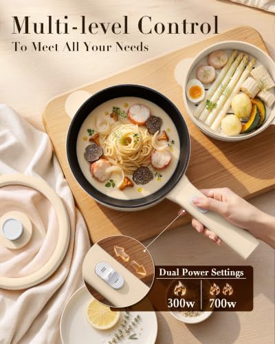 Dezin 2L Hot Pot Electric, Non-Stick Electric Pan, 700W Adjustable Power - Image 6