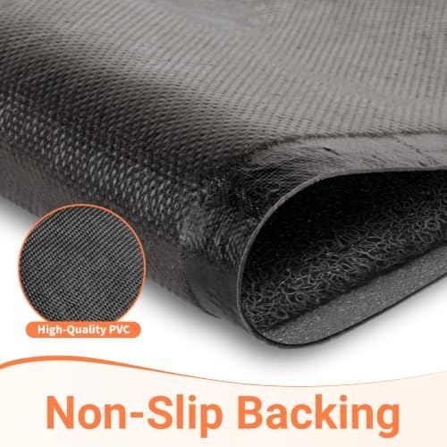 StepLively Door Mat Indoor Outdoor Welcome Mat for Entrance, 30x17.5in Grey - Image 4