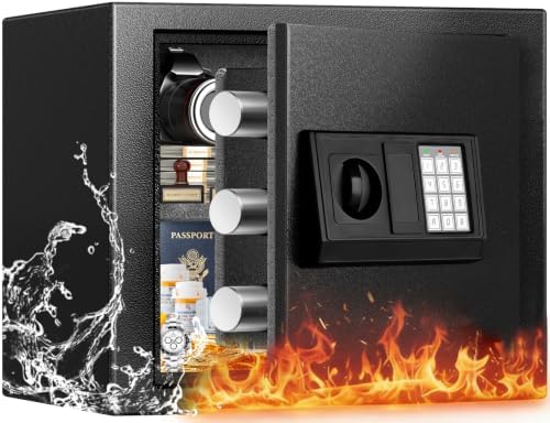 [- °] Fireproof Safe for Home, 1.3 Cuft Home Safe by FOWORE