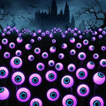 Halloween Decorations Outdoor, 6Pack 48 LEDs Solar Eyeball Lights by Cnuoky