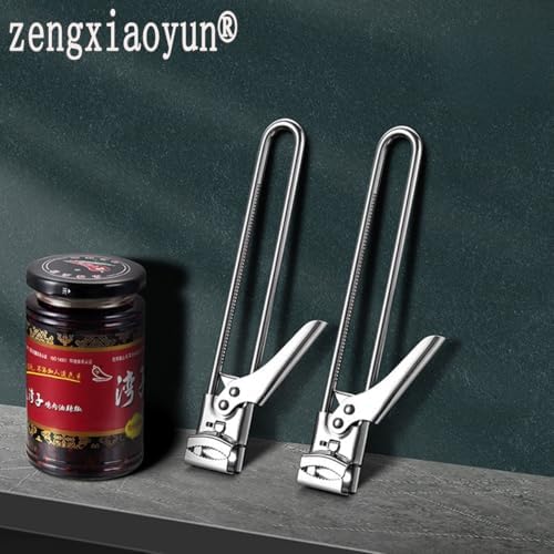2PCS Master Jar & Bottle Opener,Adjustable Multifunctional Stainless Steel Can Opener Jar Lid Gripper,Manual,Kitchen Accessories - Image 4