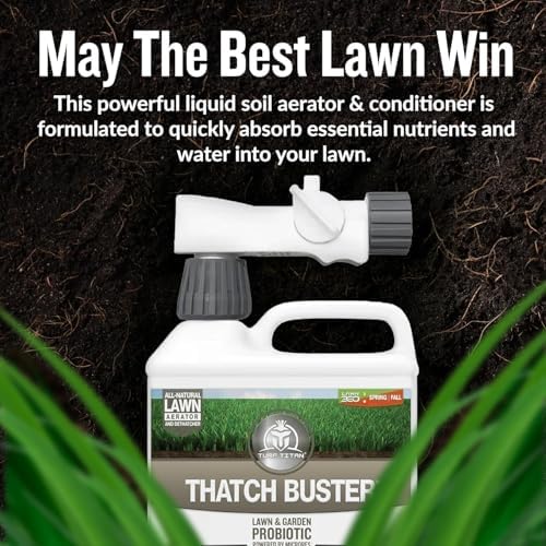 Turf Titan Thatch Buster Lawn Aerator & Grass Dethatcher (1 Gallon) – All-Natural Liquid Soil Loosener & Conditioner for Green Grass – Healthy Soil in 45 Days – Covers Up to 24,000 Sq Ft - Image 3