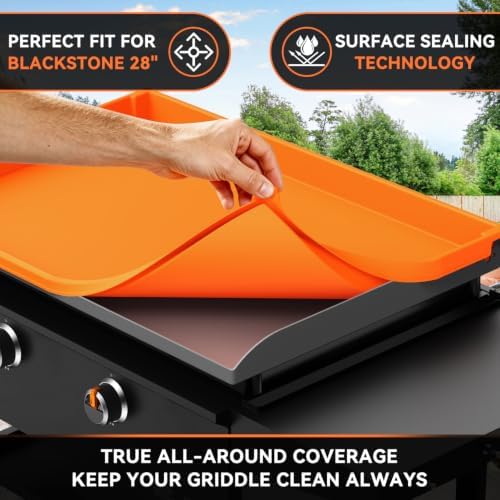 28 inch Silicone Griddle Cover for Blackstone - Silicone Griddle Mat - Image 2