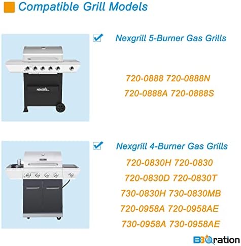 17" Cooking Grates and Griddle for Nexgrill Grill Parts 720-0830H 720-0783E Nexgrill Replacement Parts 5 Burner 720-0888N 720-0888 720-0697, Grill Parts for Kenmore, Uniflame and More - Image 2