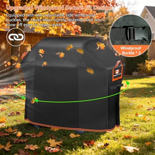 55" BBQ Grill Cover for Outdoor Grill 1000D Heavy Duty Waterproof - Image 6