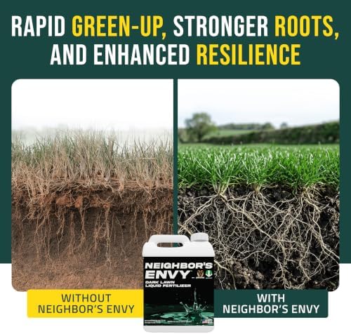 PetraMax Neighbor’s Envy Grass Fertilizer for Lawn, (32,000 sq ft, 2 Gal) - Image 3
