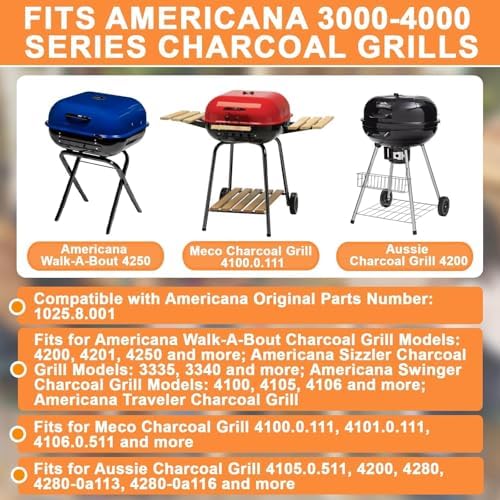 Grill Grate for Americana Aussie,Walk-A-Bout &Traveler Charcoal Grill Parts - Image 2