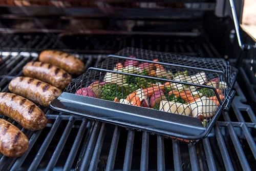 Char-Broil Non-Stick Grill Basket, Black,Silver - Image 4