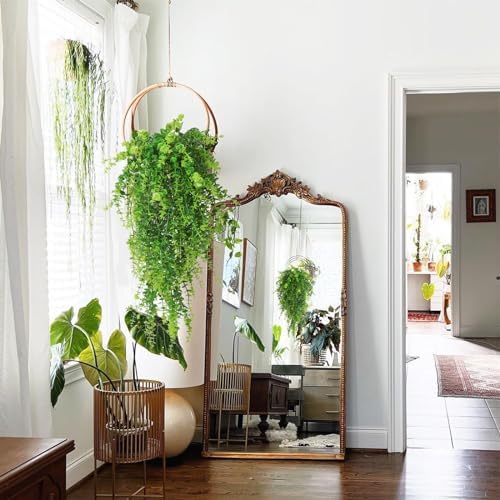 RECUTMS Hanging Money Plants Fake Outdoor Hanging Artificial Flowers Vines - Image 4