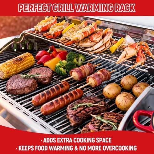 DELSbbq Grill Warming Rack for Nexgrill 720-0888S 5-Burner Grills - Image 6