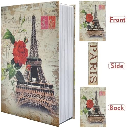 Decorative Book Safe with Combination Lock, Diversion Faux Book Hidden Safe - Image 7