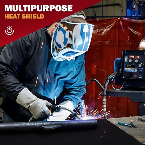 kanhiro Carbon Felt Welding Blanket Fireproof - 20" X 20" Heat Resistant Fabric 1800°F High Temp Insulation Blanket, Heat Shield Mat for Grill Stove Pit, Welding Pad for Plumbing Brazing - Image 6