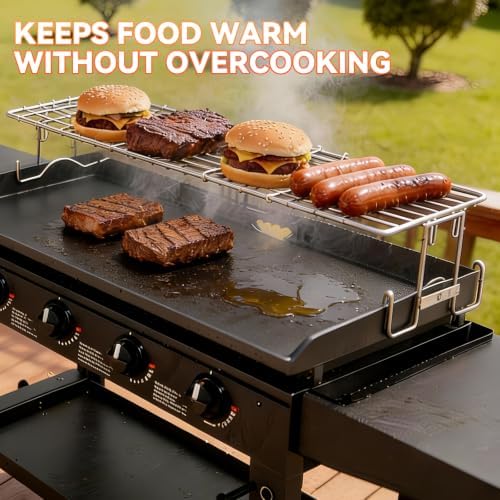 Griddle Warming Rack for Blackstone, Adjustable Griddle Accessories - Image 4