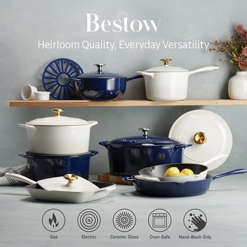 Tramontina Bestow Enameled Cast Iron 6.5-Qt Round Dutch Oven Pot with Lid - Image 6