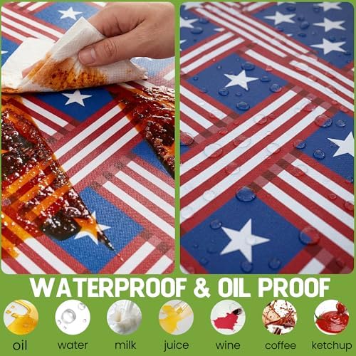 Picnic Table Cover with Bench Covers Tablecloth Fitted Table Cloth Camping Essentials Supplies Rv Travel Gear Must Haves Accessories Outdoor Road Trip Necessities Stuff Gadgets Camper Gadgets Items - Image 4