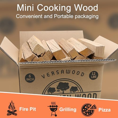 Pizza Oven Wood - Kiln-Dried Oak Wood for Pizza Ovens, 6-Inch Barkless Logs, Ideal for Ooni, Gozney, Solo Stove, and Other Wood-Fired Pizza Ovens, Grills, and Smokers - Approx. 12 lbs - Image 6