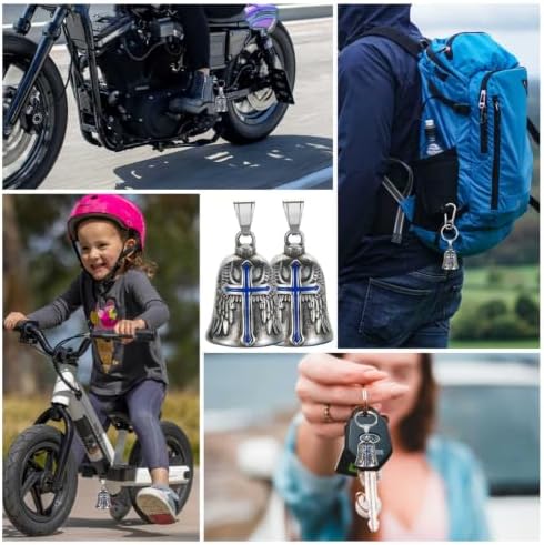 Motorcycle Bell Guardian Angel Gremlin Lucky Charm Gift For Riders - Image 5