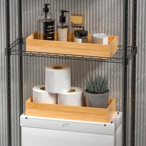 Bamboo Kitchen Drawer Organizer, Deep 2-Pack, 15" x 6" x 2.5" - Image 4