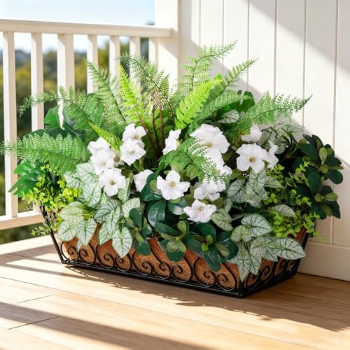 Hrobek Outdoor Faux Plants UV Resistant Fake Greenery for Outside Planter - Image 6