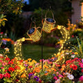 Solar Garden Lights Outdoor Decoration Flower Solar Watering Can Light by X-PREK