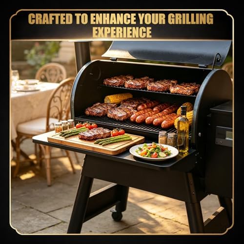 QuliMetal Folding Front Shelf for Traeger Pro 780,Ironwood 885 - Image 5