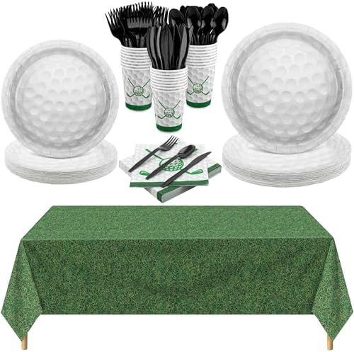 Kochorie 169 Pieces Golf Party Supplies Disposable Tableware Set by Kochorie