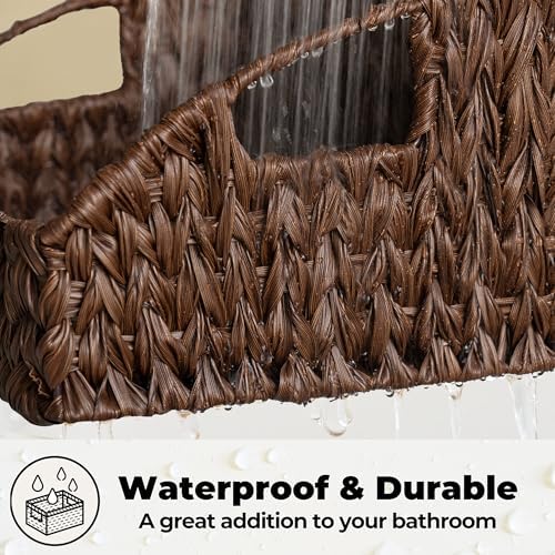 GRANNY SAYS Wicker Storage Baskets, Trapezoid Woven Baskets for Storage - Image 4