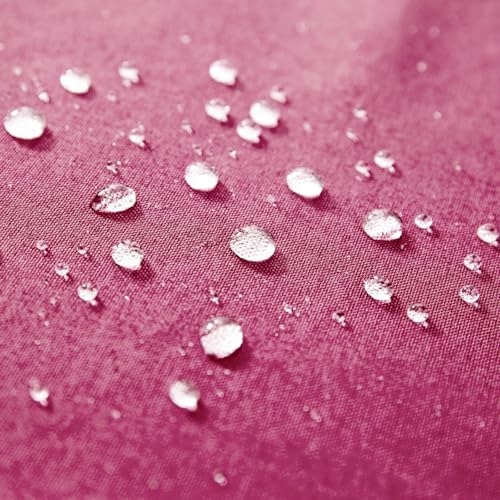 MIULEE Decorative Outdoor Pillow Covers Waterproof 16x16 Hot Pink - Image 3