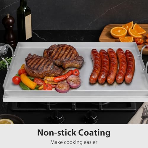 Utheer Safer Ceramic Nonstick Stainless Steel Griddle, PFAS/PFOA/PTFE-Free - Image 6