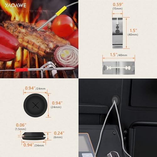2-Pack Meat Probes Replacement for Oklahoma Joe's, Z Grills, Cuisinart - Image 6