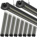 Barrina T8 LED Shop Lights 8FT, 140W 17000LM, 5000K U Shape Black, 10 Packs by Barrina