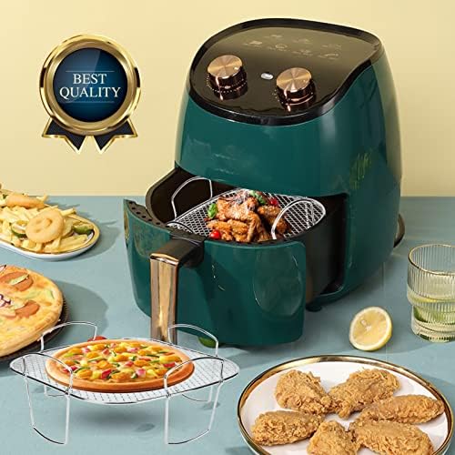 Air Fryer Basket for Nuwave Oven, Steel Grill Basket, Non-stick Mesh Basket Set, Air Fryer Tray Wire Rack Roasting Basket - Image 4