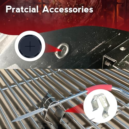 4-Pack Meat Probes for Weber iGrill & Connect, 2.5mm Plug, ±1°C Accuracy - Image 4