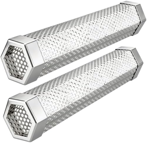 2 Pack 12in Pellet Smoker Tube, for All Grill & Smoker Hot/Cold Smoking by Unknown