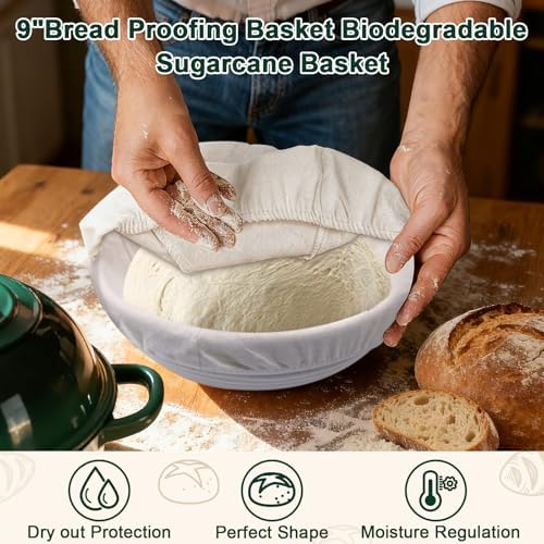 AHJ 6QT Enameled Cast Iron Dutch Oven for Sourdough Bread Baking - Image 6