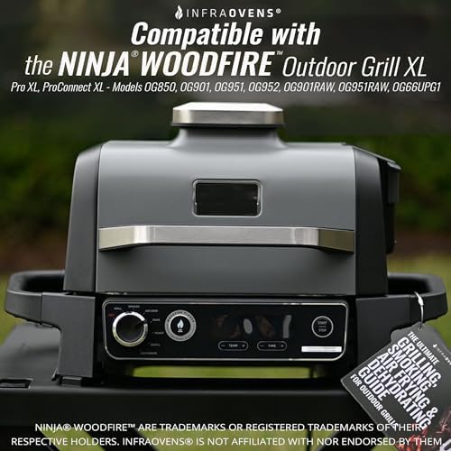 Stainless Steel Rack for Ninja Woodfire Outdoor Grill Pro XL, Pro Connect XL, OG850 OG951 Wood Fire Electric Master Grill Air Fryer Accessories, Dishwasher Safe, by INFRAOVENS - Image 5