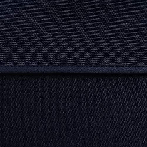LUSHVIDA Rectangle Outdoor Tablecloth with Umbrella Hole 60x84 Inch Navy - Image 5