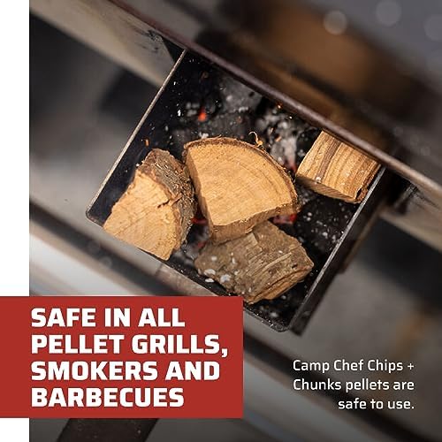 Camp Chef Premium Hardwood Chips - Wood Chips for Smoking & Outdoor Grilling - Compatible with Pellet Grills, Smokers & Barbecues - Made in The USA - Cherry, 192 cu in - Image 5