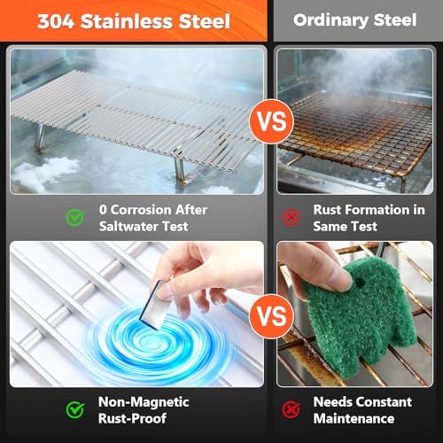 QuliMetal 9.5MM Grill Grates for Weber Genesis II E-410/E-415/E-435 - Image 6