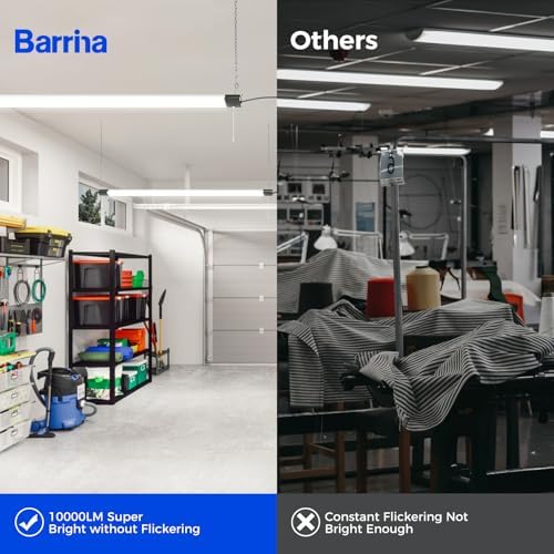 Barrina BS84 LED Shop Lights 4FT for Workshop, 84W 10000LM 5000K, 4 Packs - Image 3