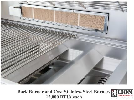 Lion Premium Grills 40" Natural Gas Grill L90000 with Made in USA 32" Double Door Package Deal - Image 3
