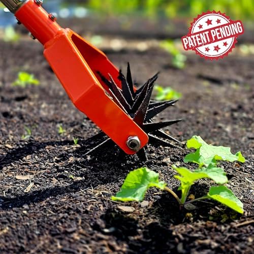 67in Garden Cultivator with Tempered Spring Steel Tines - Image 2