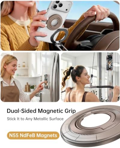 SYNCWIRE for MagSafe Phone Grip, Magnetic Phone Ring Holder Stand Kickstand - Image 5