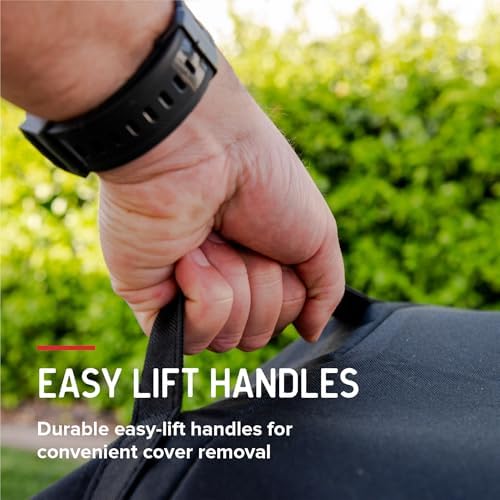 Nexgrill 66" Gas Grill Cover for 5&6-Burner Grill, Heavy Duty Polyester, Adjustable Buckle Straps, Built-In Pouch, Designed for 720-0896, 720-1046, and Standard 5 & 6-Burner BBQ Grills - 700-20144 - Image 6
