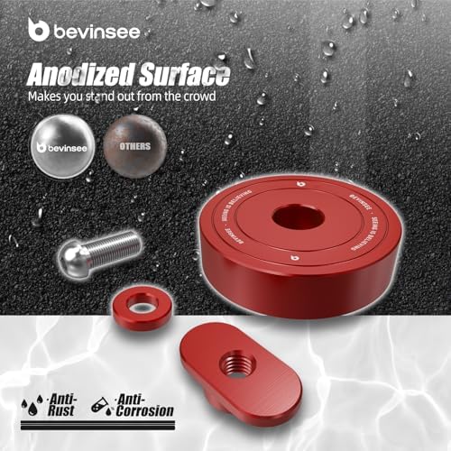 Bevinsee 4pcs Lifting Jack Pads Pucks Heavy Duty Aluminum - Image 6
