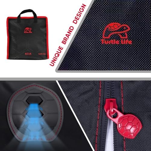 Turtle Life Smoker Cover for Masterbuilt 710 WiFi Digital Electric Smoker Pit Boss 2-3 Series Gas Vertical Smoker, Waterproof Heavy Duty Outdoor Smoker Grill Cover 23”W x 23”D x 40”H inch, Black - Image 4