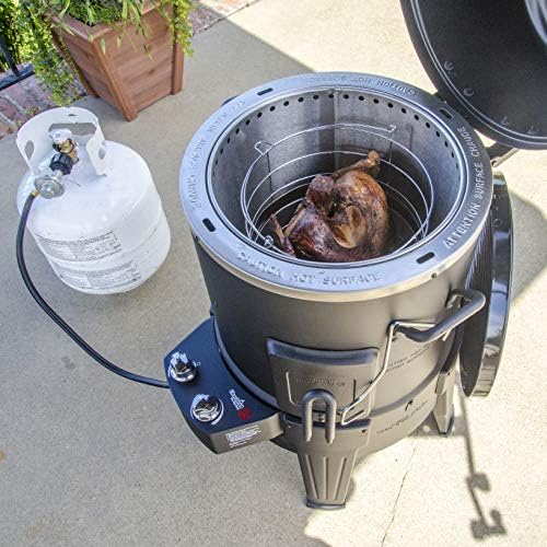 Charbroil The Big Easy TRU-Infrared 3-in-1 Smoker, Roaster & Gas Grill, Black - 14101550 - Image 7