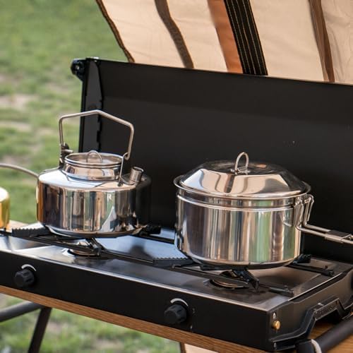 Fire-Maple Antarcti Camping Cookware Set Stainless Steel Kettle Pot Set, 1L - Image 3