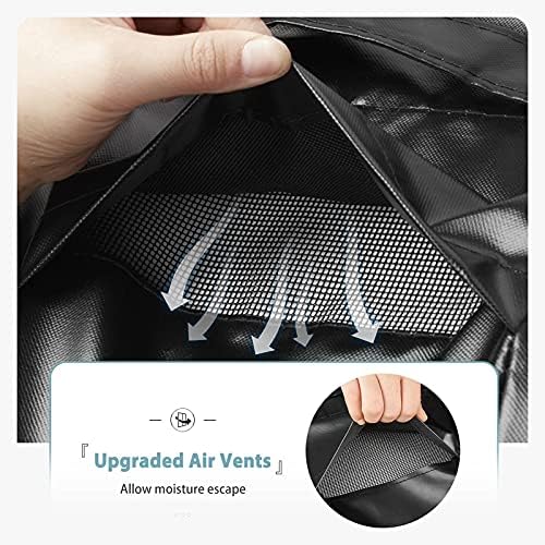 SHINESTAR 67-72" Grill Cover,Windproof with Magic Tape & Drawstring Bottom - Image 4