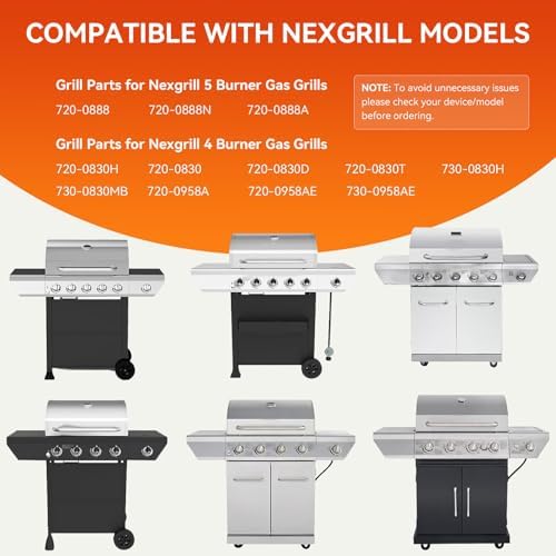 For Nexgrill Replacement Parts 5 Burner 720-0888n Grill Grates 13 x 17" - Image 7
